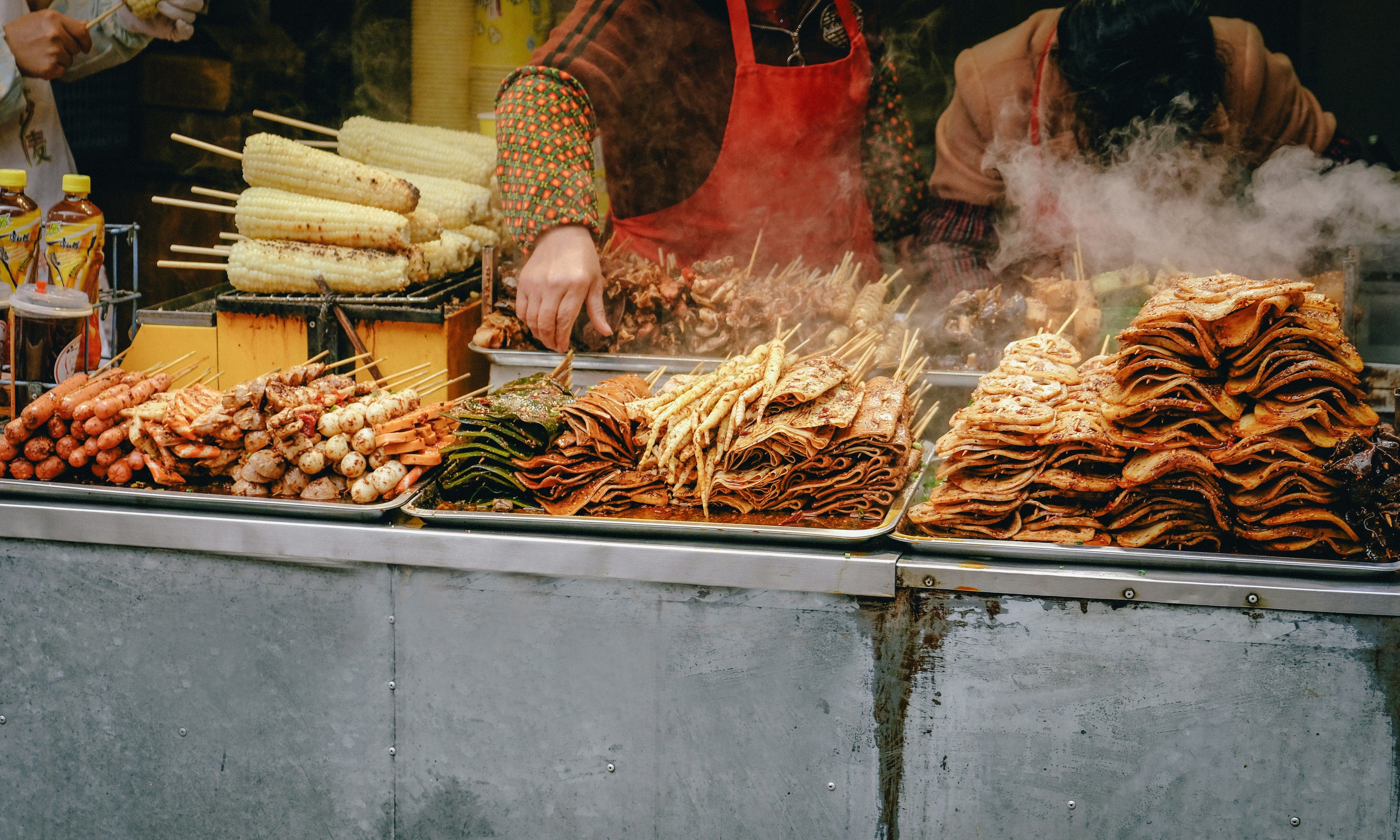 safe street food cooking