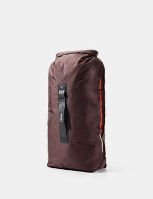 garnet dry bag on a white background